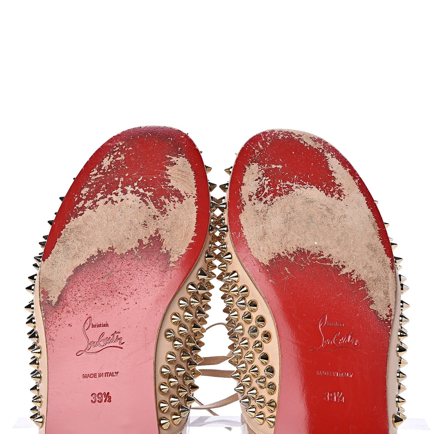 Nappa Freddy Spikes Donna Flat Sneakers 39.5 Poudre