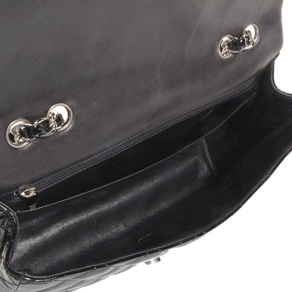 Chanel Patent Quilted Jumbo Single Flap Black 5 of 8