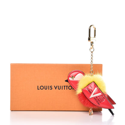 Louis Vuitton Traveling Bird Bag Charm Red 3 of 3