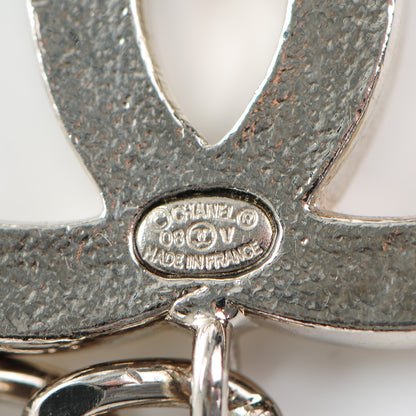 Chanel Enamel CC Chain Belt White Silver 3 of 3