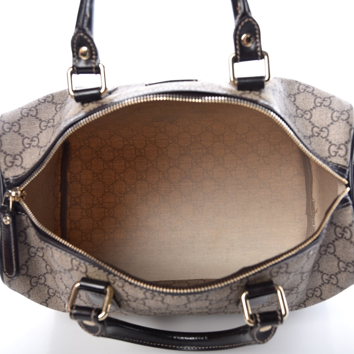 GG Plus Monogram Tattoo Heart Medium Joy Boston Dark Brown