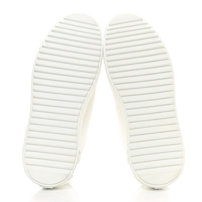 Louis Vuitton Lambskin Monogram Time Out Sneakers 37 White 5 of 9