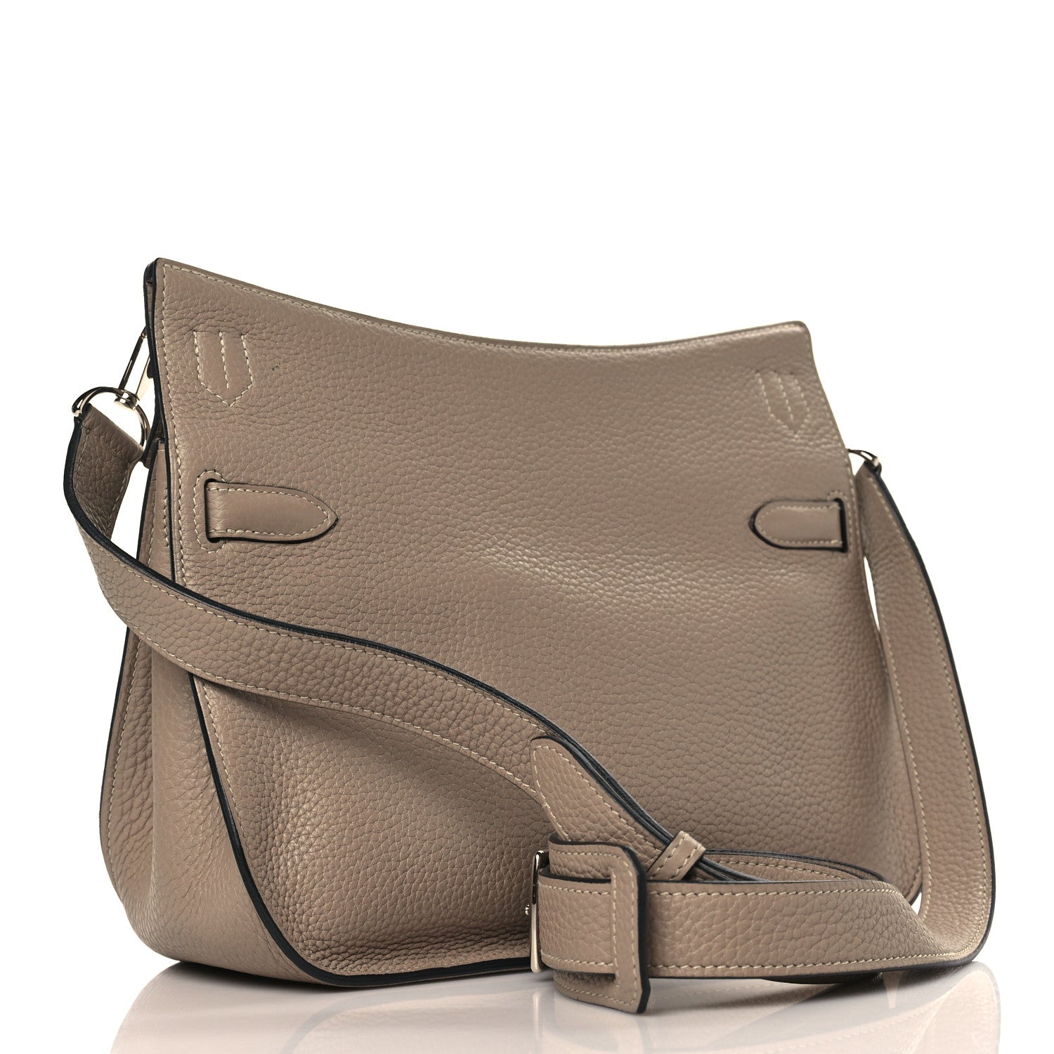 Hermes Taurillon Clemence Jypsiere 28 Gris Tourterelle 3 of 10