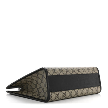 Gucci GG Supreme Monogram 3-D Apple Childrens Tote Black 4 of 12