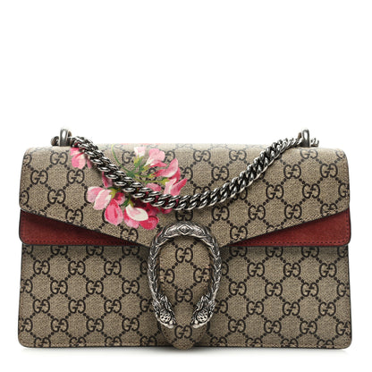 Gucci GG Supreme Monogram Blooms Small Dionysus Shoulder Bag Beige Multicolor Dry Rose 1 of 19