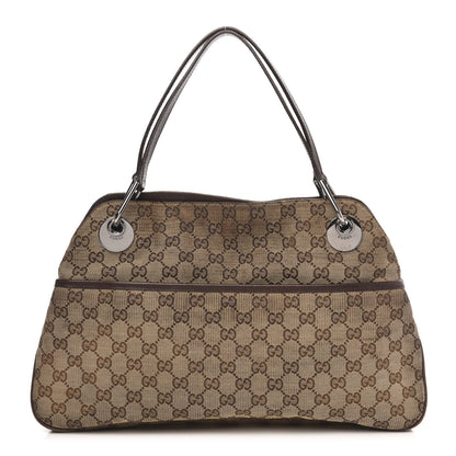 Gucci Monogram Medium Eclipse Shoulder Bag Dark Brown 1 of 15