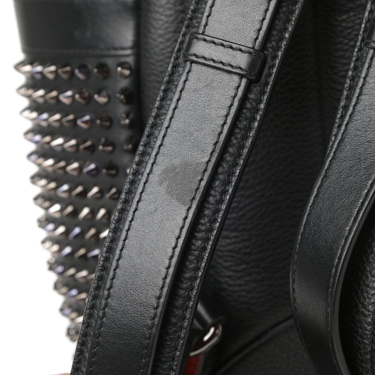 Christian Louboutin Calfskin Spiked Explorafunk Backpack Black 13 of 14