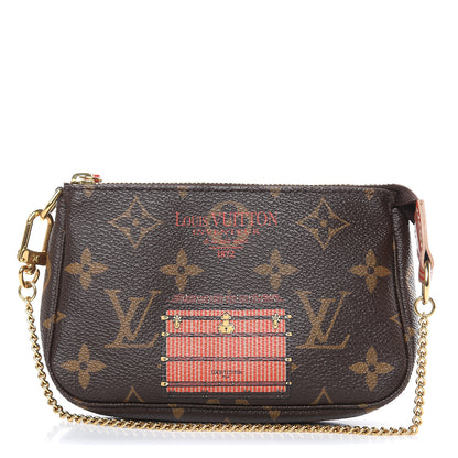 Louis Vuitton Monogram Trunks and Locks Mini Pochette Accessories 1 of 10