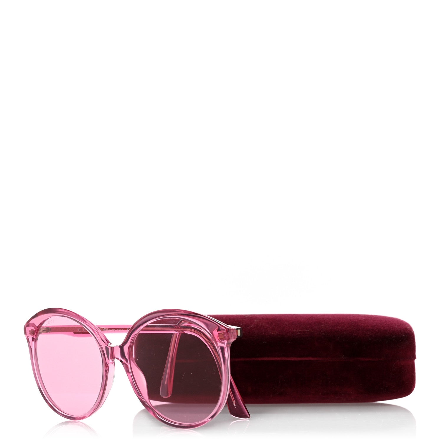 Gucci Acetate GG GG0257SA Sunglasses Pink 8 of 8