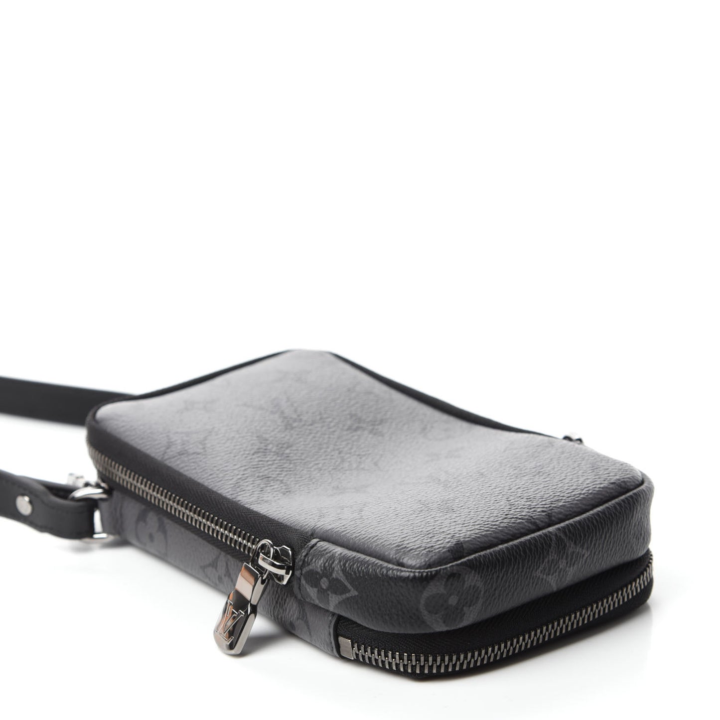 Monogram Eclipse Reverse Double Phone Pouch