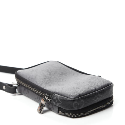 Louis Vuitton Monogram Eclipse Reverse Double Phone Pouch 4 of 11