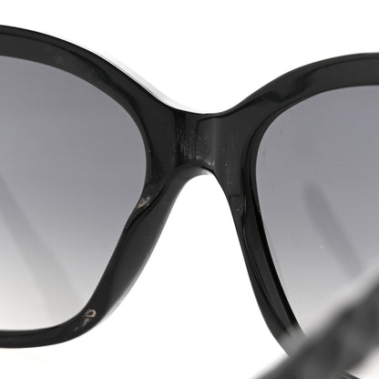 Chanel Acetate Quilted Polarized Butterfly CC Sunglasses 5288-Q Black 8 of 10