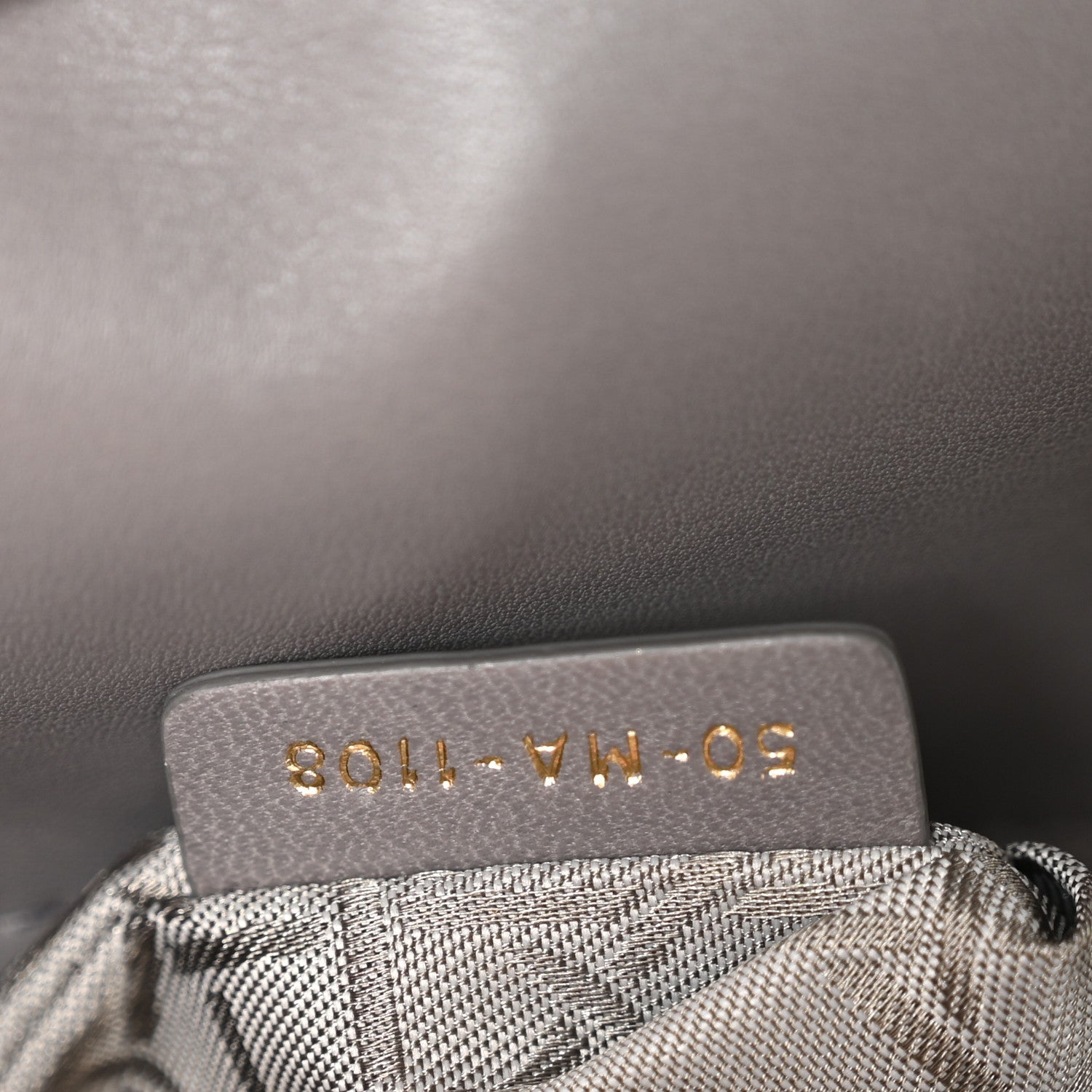 Christian Dior Lambskin Cannage Small Lucky Badges My Lady Dior Grey 7 of 11