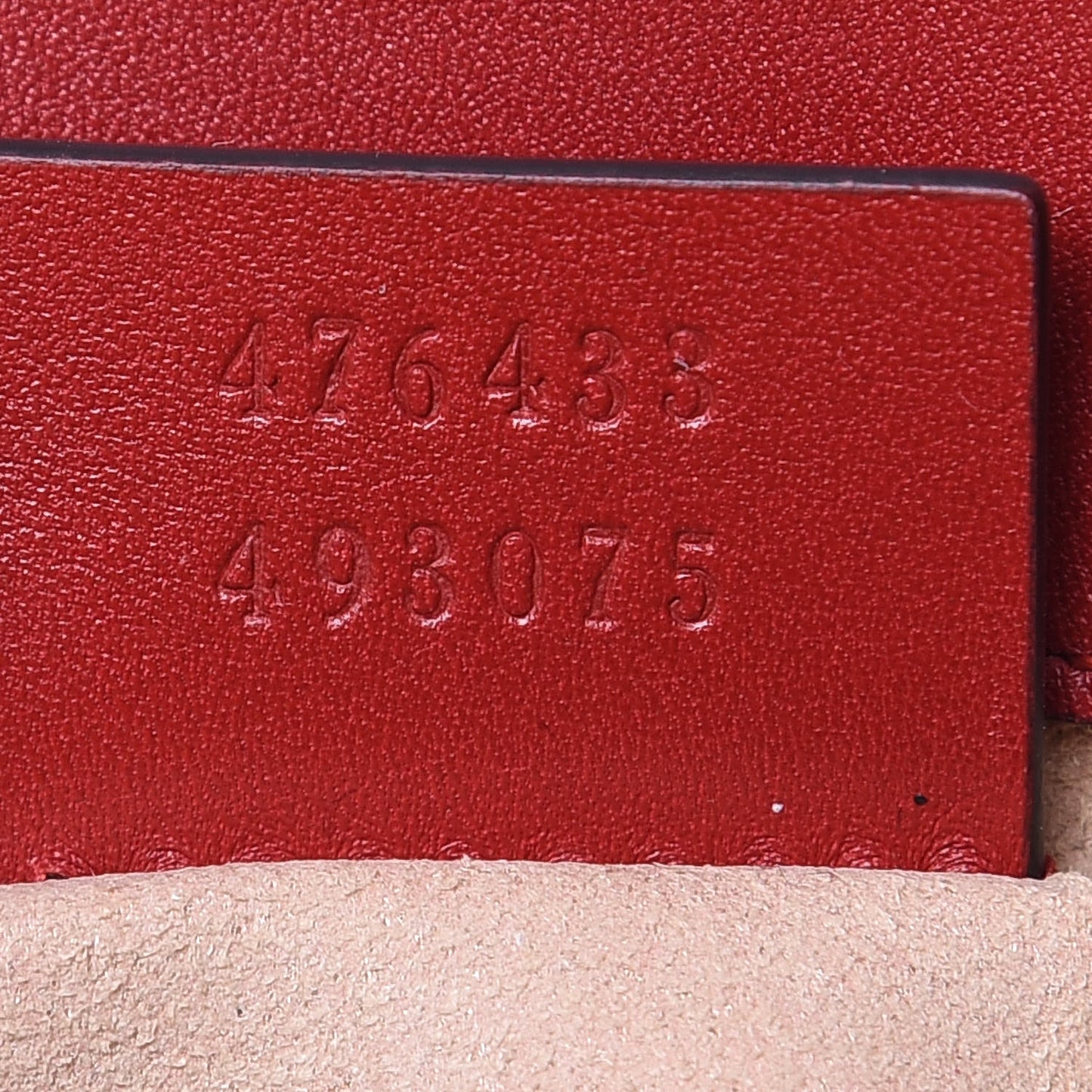 Calfskin Matelasse Super Mini GG Marmont Shoulder Bag Hibiscus Red