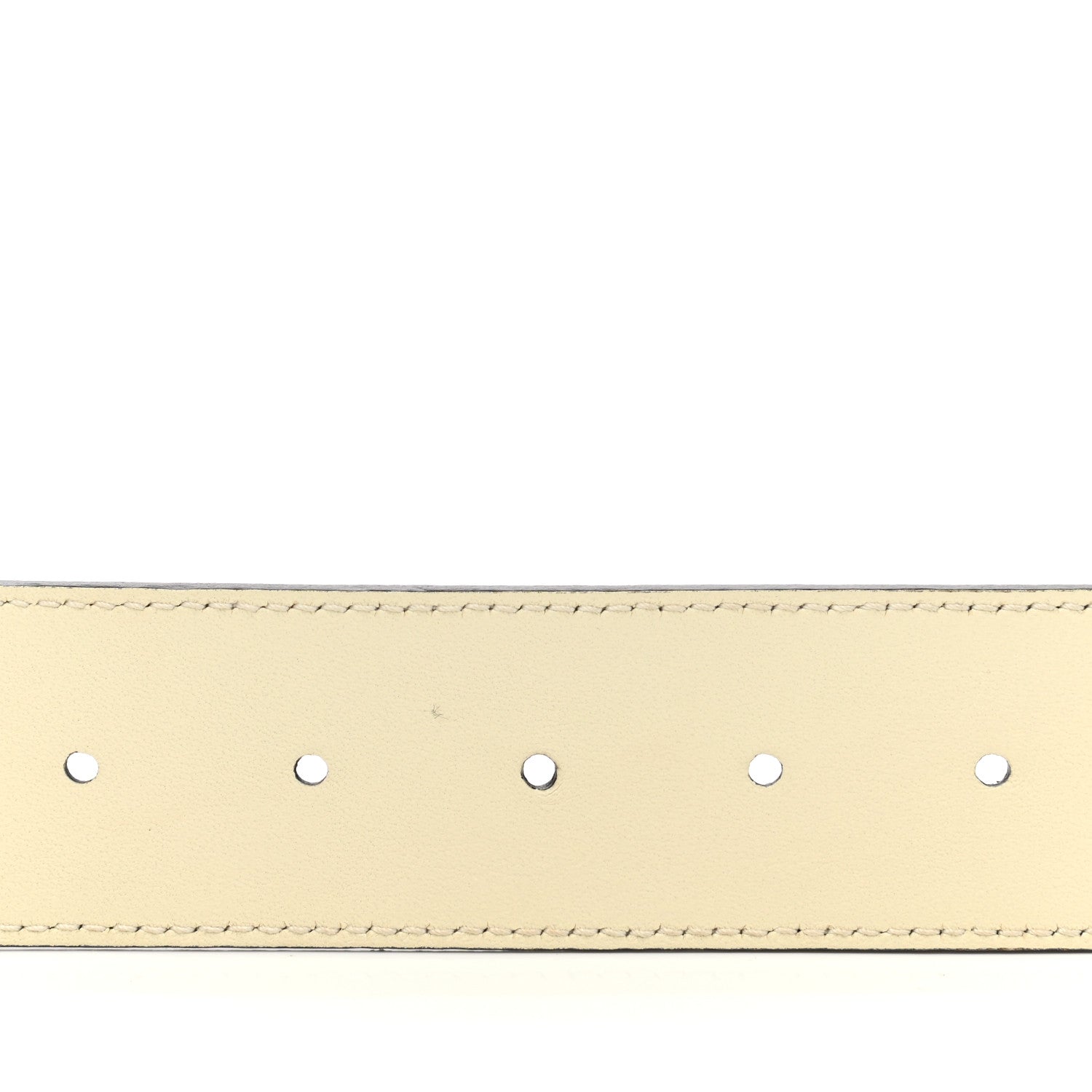 Gucci Calfskin Double G 40mm Belt 85 34 Mystic White 4 of 8