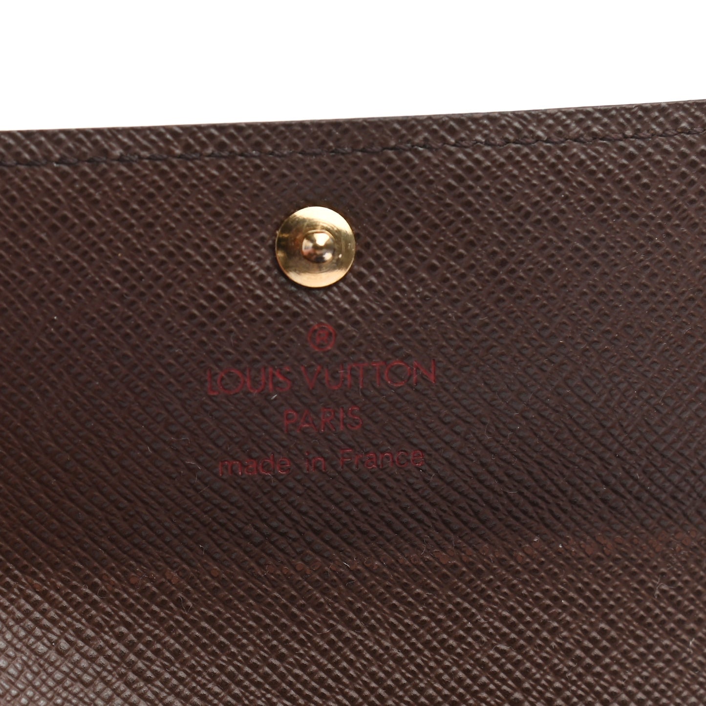 Damier Ebene Porte-Monnaie Plat Coin Purse