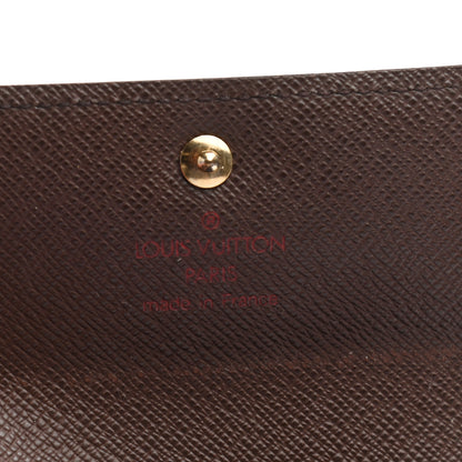 Louis Vuitton Damier Ebene Porte-Monnaie Plat Coin Purse 6 of 9