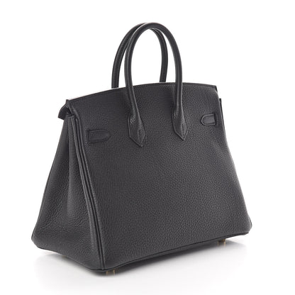 Hermes Togo Birkin 25 Black 3 of 34