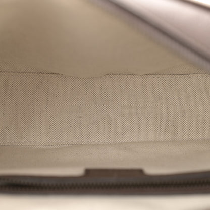 Gucci GG Supreme Monogram Textured Dollar Calfskin Web Ophidia Flap Shoulder Bag Beige Ebony New Acero 5 of 10