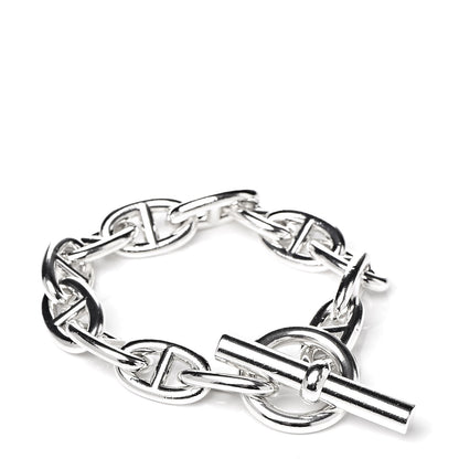 Hermes Sterling Silver Very Large Chaine D'Ancre Bracelet 13 1 of 6