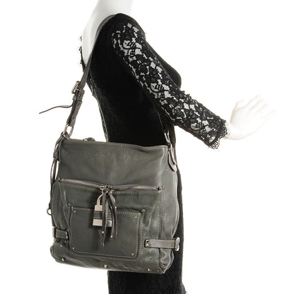 Chloe Leather Large Paddington Shoulder Bag Grey 2 of 11