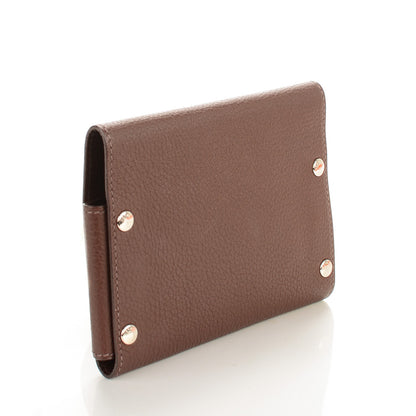Hermes Taurillon Clemence Mises et Relances Chocolate 3 of 7