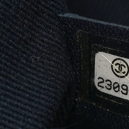 Chanel Denim Medium Deauville Tote Dark Blue 7 of 10
