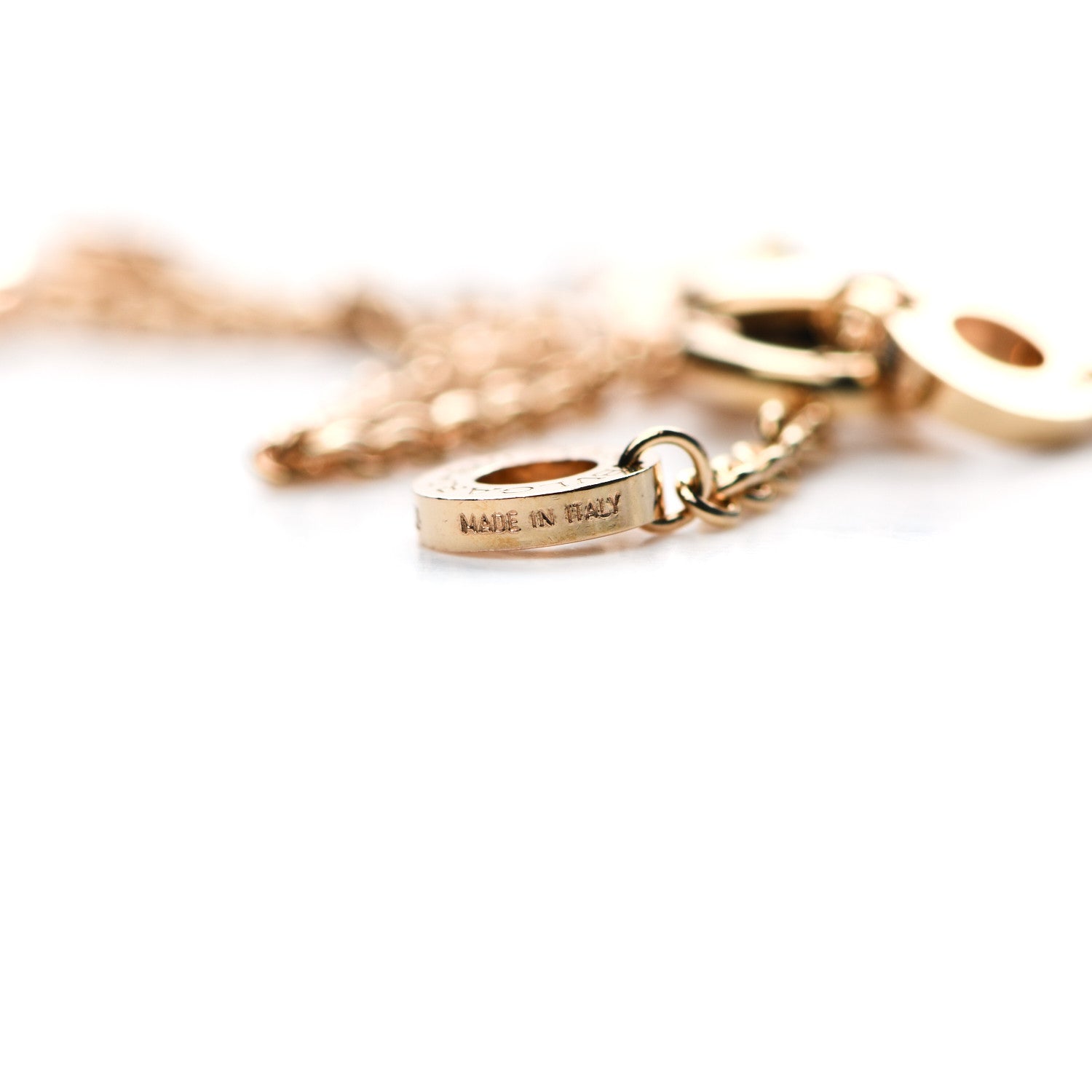 Bulgari 18K Rose Gold B.Zero1 Pendant Necklace 4 of 7