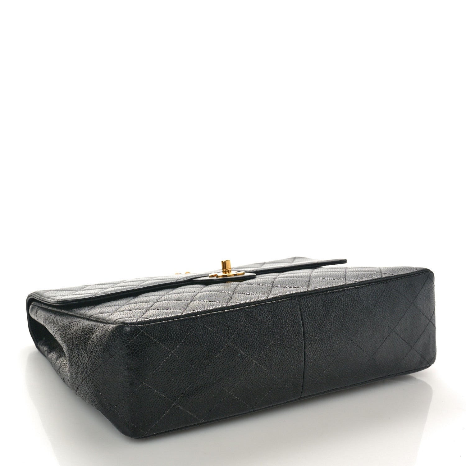 Chanel Caviar Quilted Jumbo Single Flap Black 4 of 13