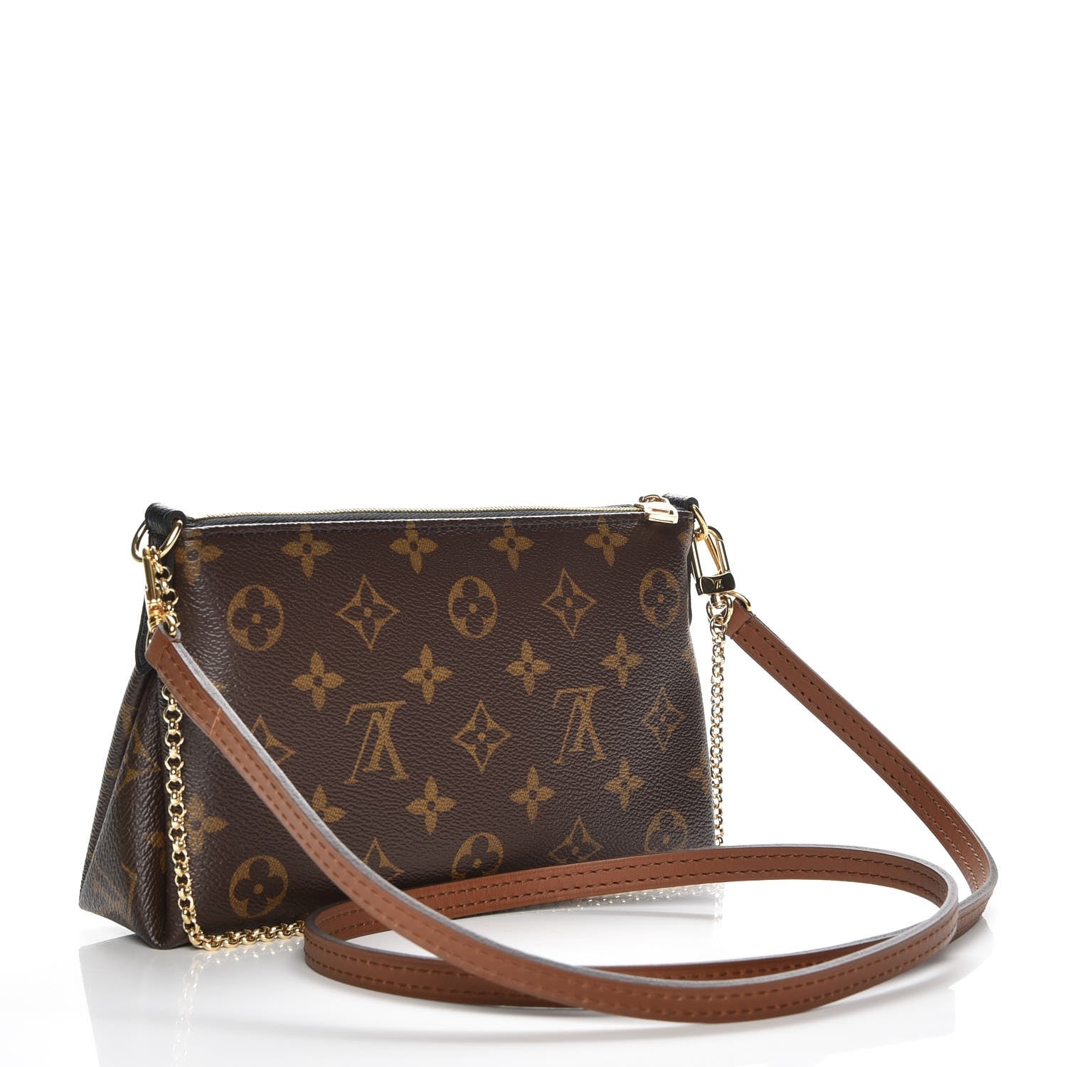 Louis Vuitton Monogram Pallas Clutch Black 3 of 8