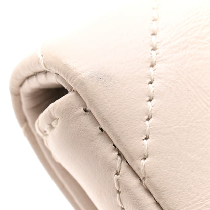 Chanel Aged Calfskin Chevron Quilted Reissue 2.55 Clutch Ivory 9 of 10