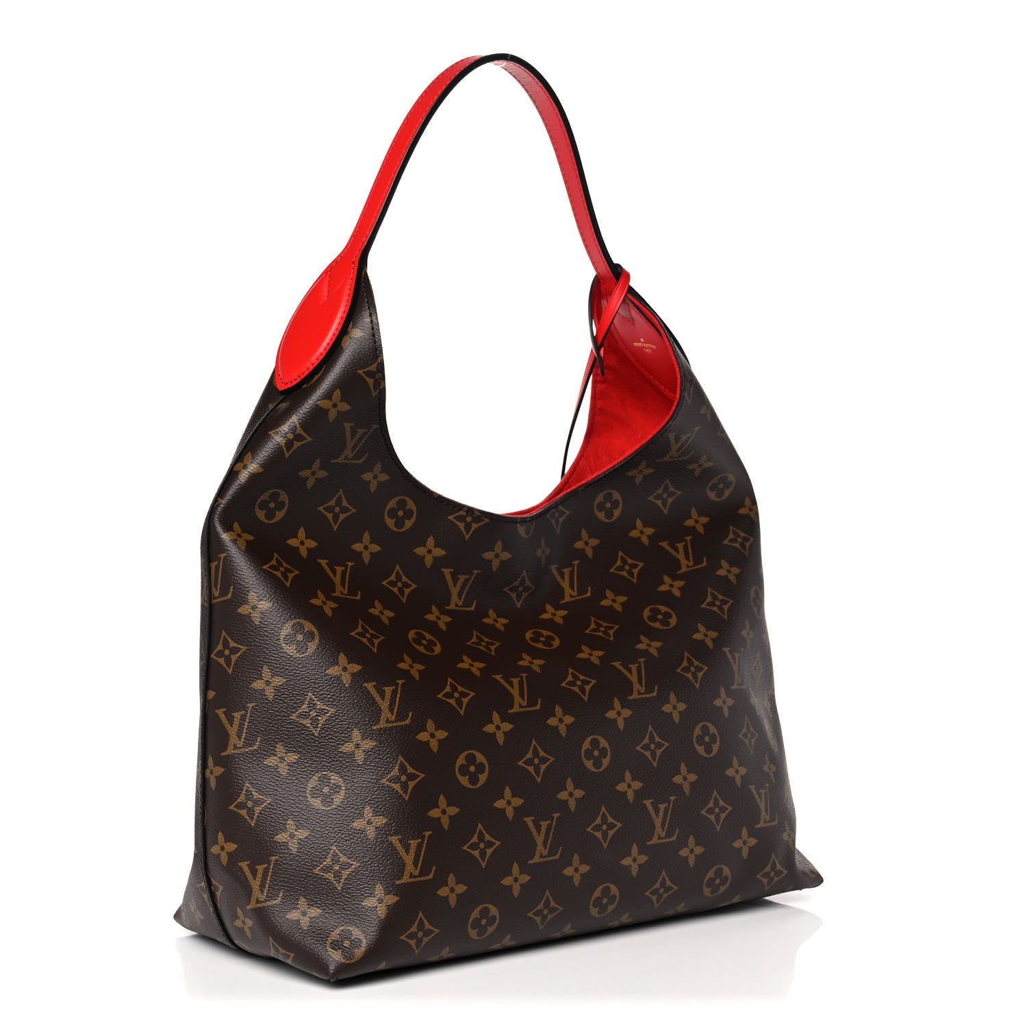 Louis Vuitton Monogram Flower Hobo Coquelicot 3 of 10