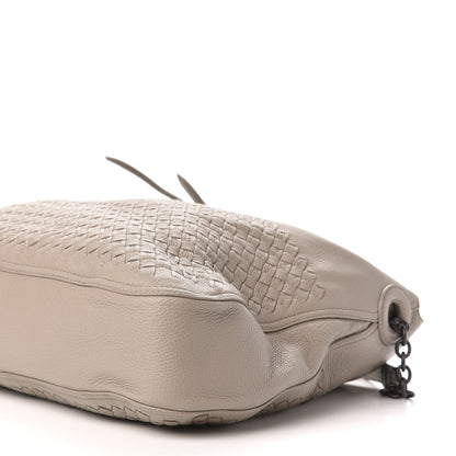 Bottega Veneta Cervo Intrecciato Flap Top Hobo Almond 8 of 9