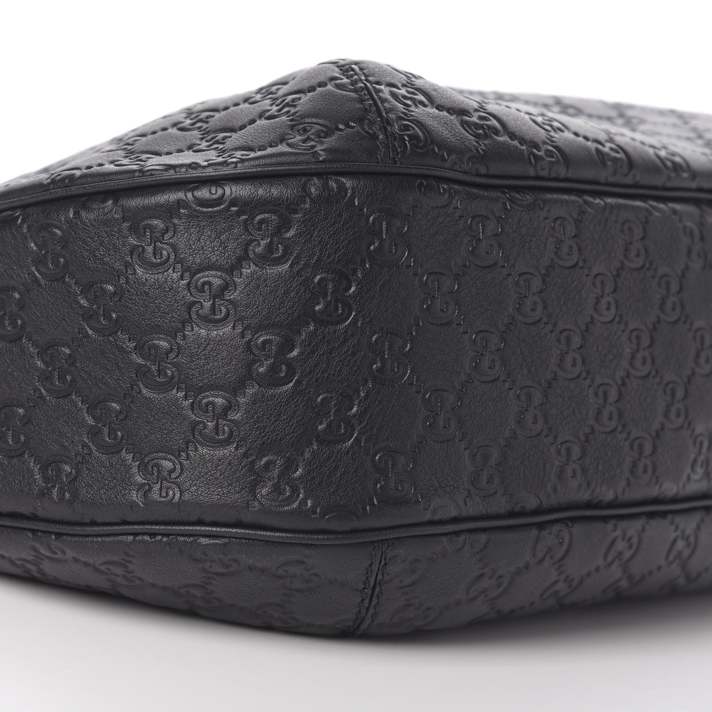 Guccissima Large New Ladies Web Hobo Black