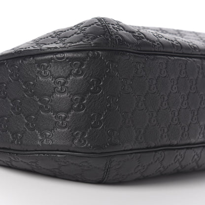 Gucci Guccissima Large New Ladies Web Hobo Black 7 of 9
