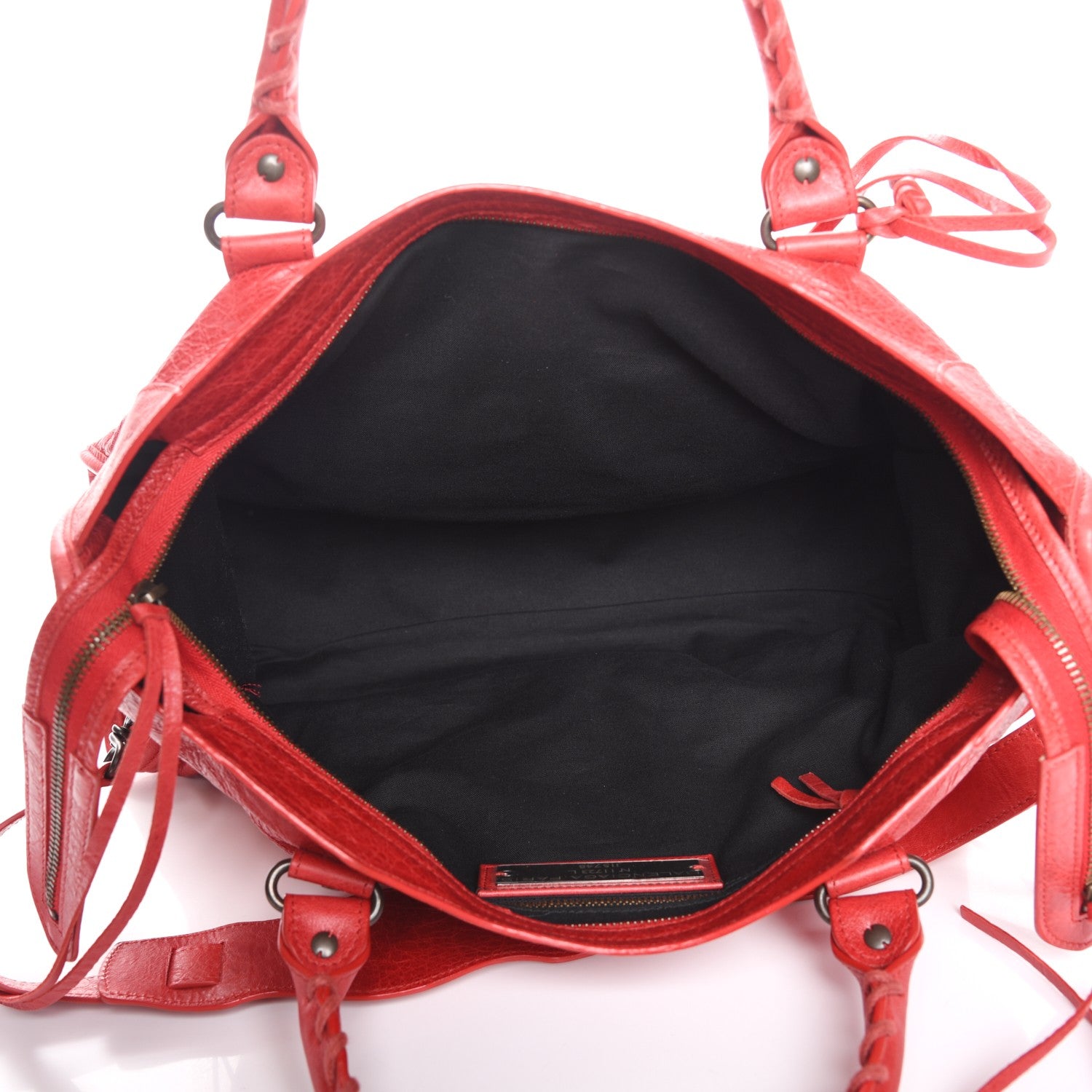 Balenciaga Agneau Classic Hardware City Rouge Coquelicot 6 of 9