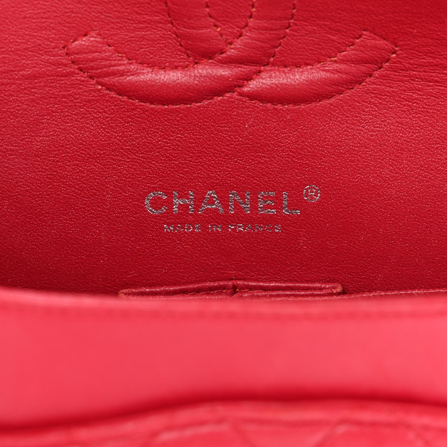 Chanel Lambskin Quilted Medium Double Flap Red 7 of 19