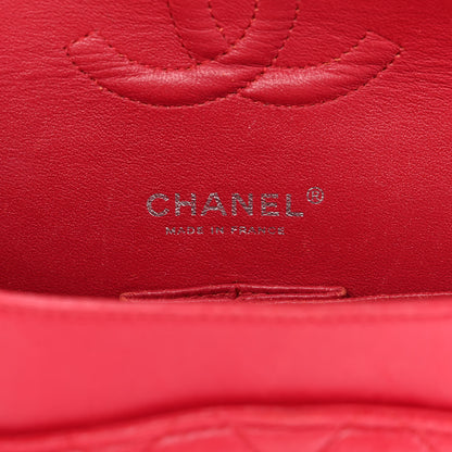 Chanel Lambskin Quilted Medium Double Flap Red 7 of 19