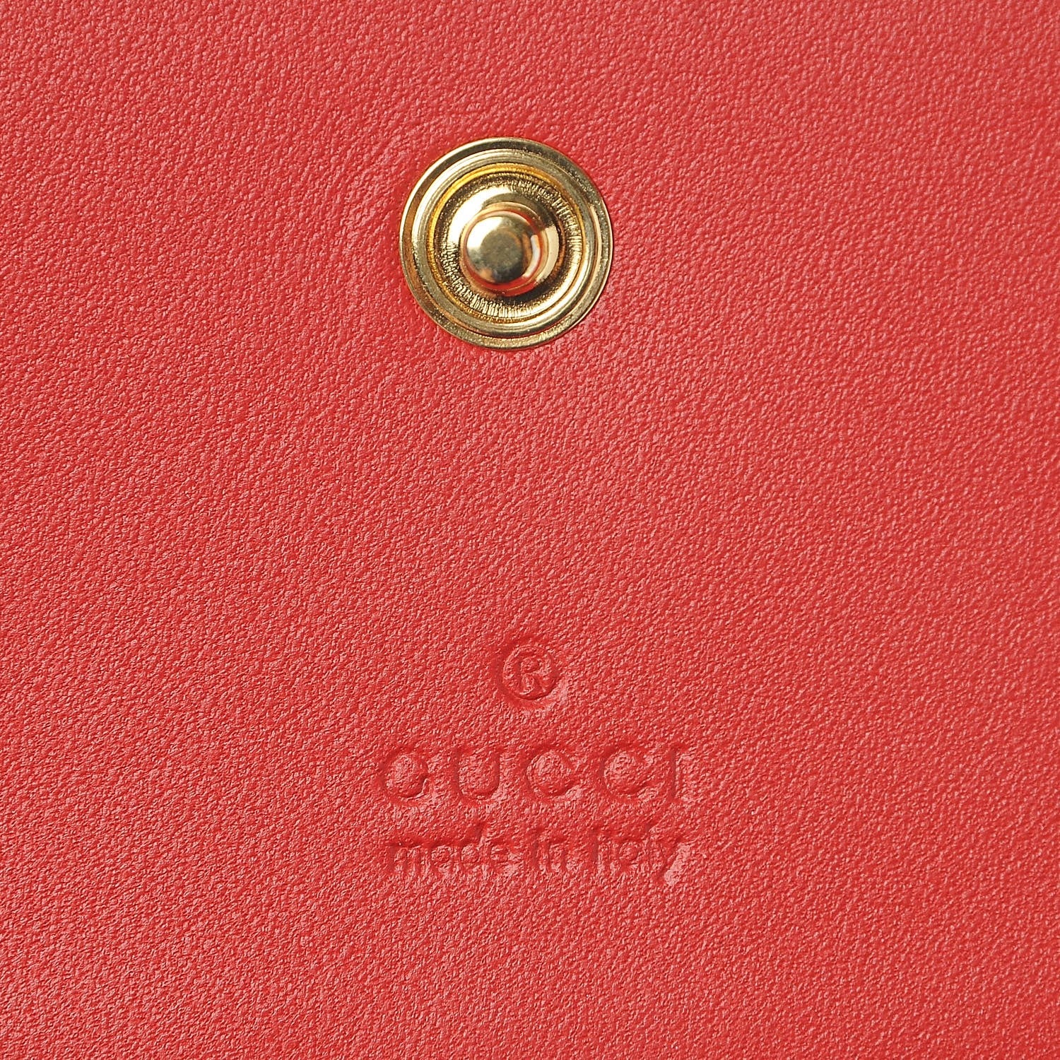 Gucci GG Supreme Monogram Blooms Card Case Beige Blue Navy Hibiscus Red 6 of 9