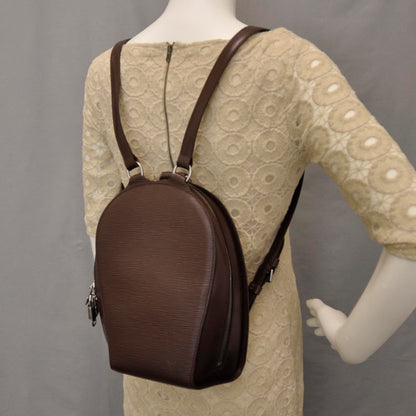 Louis Vuitton Epi Mabillon Backpack Moka 2 of 7