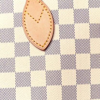 Louis Vuitton Damier Azur Neo Neverfull MM Rose Ballerine 13 of 13