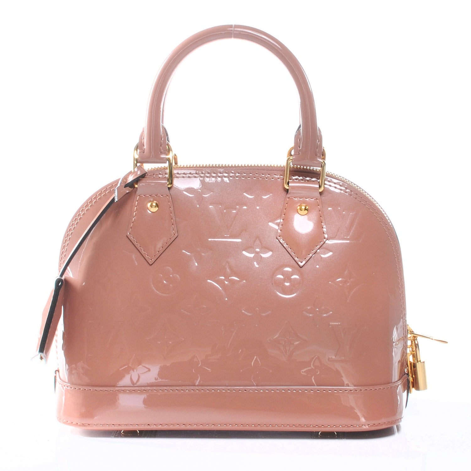 Louis Vuitton Vernis Alma BB Rose Velours 1 of 7