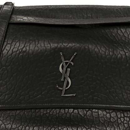Saint Laurent Grained Lambskin Monogram Large Niki Chain Satchel Black 9 of 11