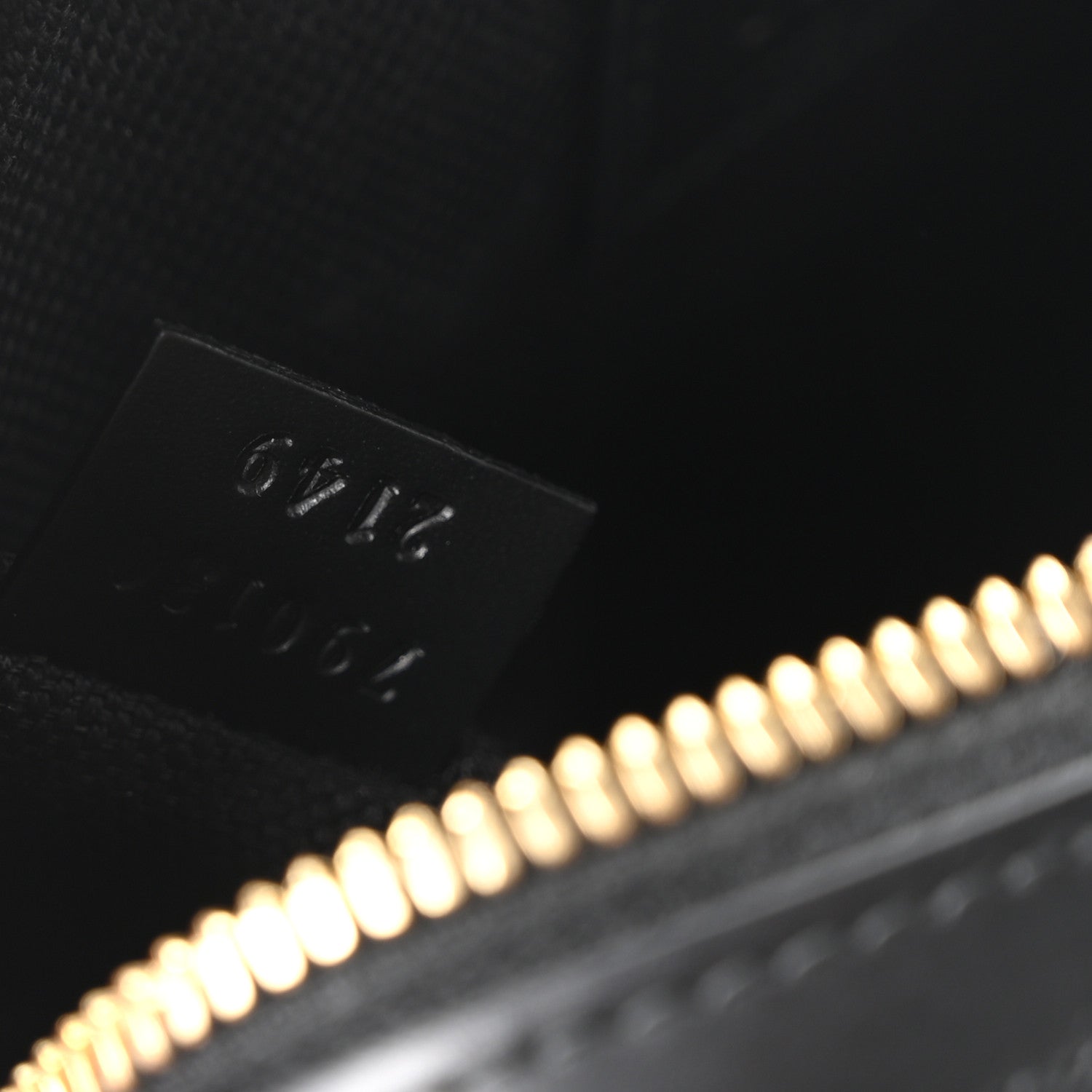 Gucci Calfskin Jumbo GG Embossed Super Mini Top Handle Bowler Bag Black 7 of 10