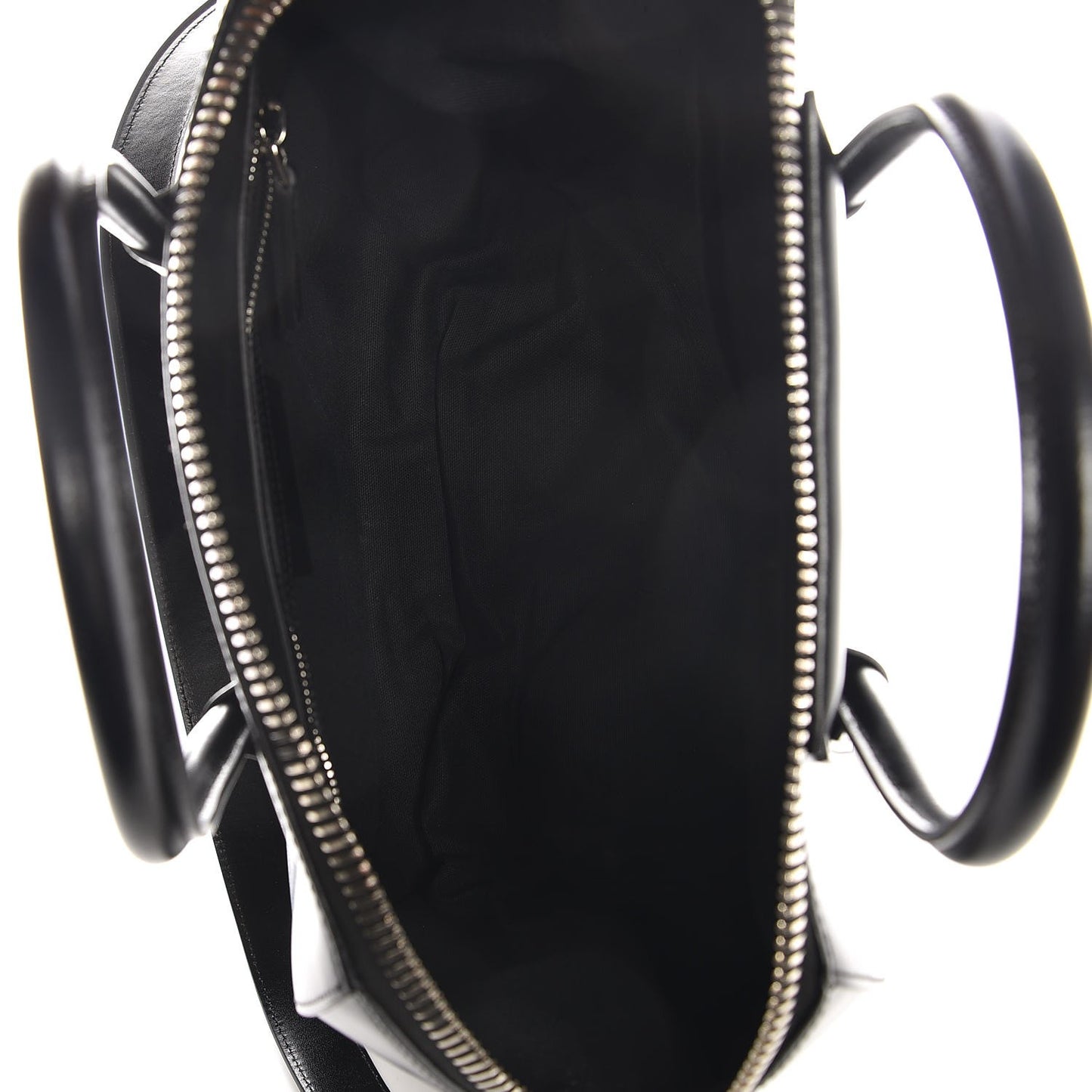 Shiny Lord Calfskin Medium Antigona Black