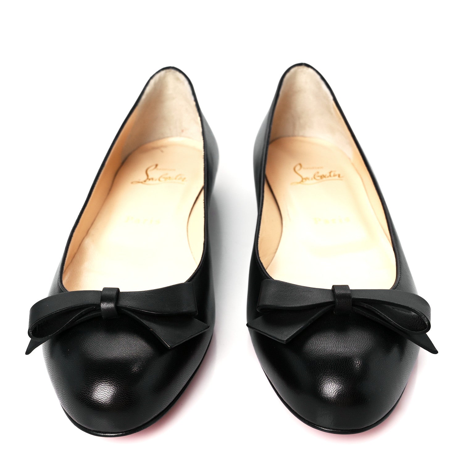 Christian Louboutin Kid Simplenodo Ballerina Flats 38 Black 3 of 9