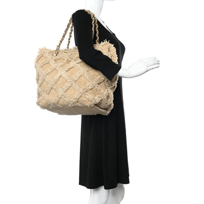 Chanel Tweed Nature Tote Beige 2 of 9