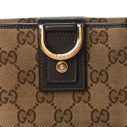 Gucci Monogram D Ring Compact Wallet Dark Brown 7 of 18