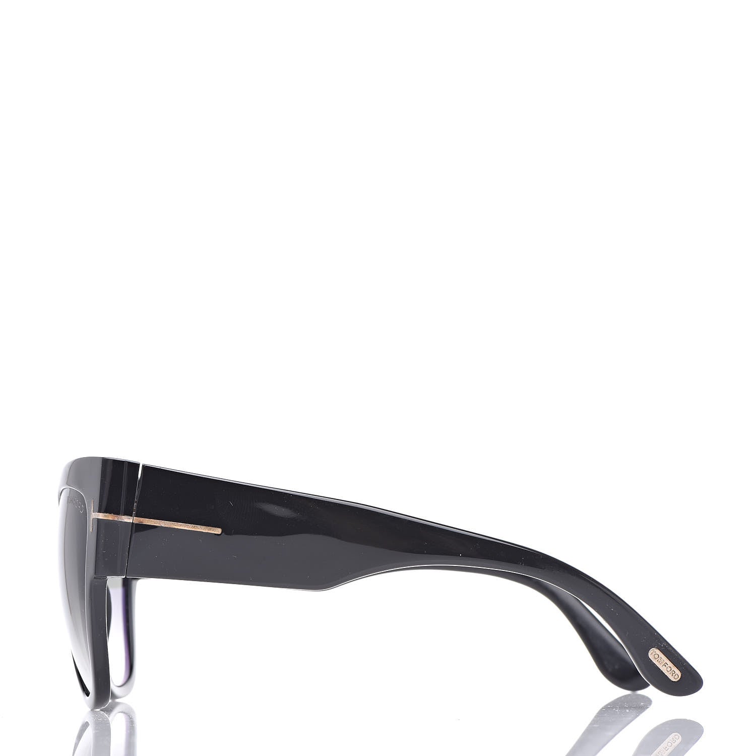 Tom Ford Acetate Anoushka Cat Eye Sunglasses TF371 Black 3 of 7