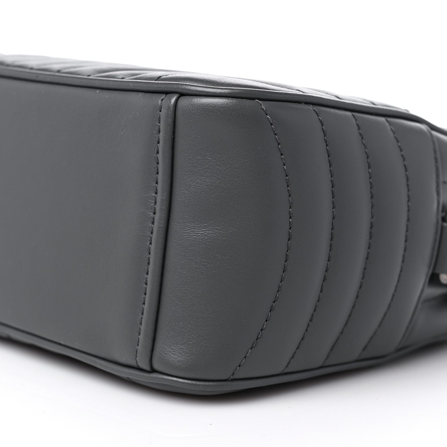 Soft Calfskin Diagramme Crossbody Bag Mercurio
